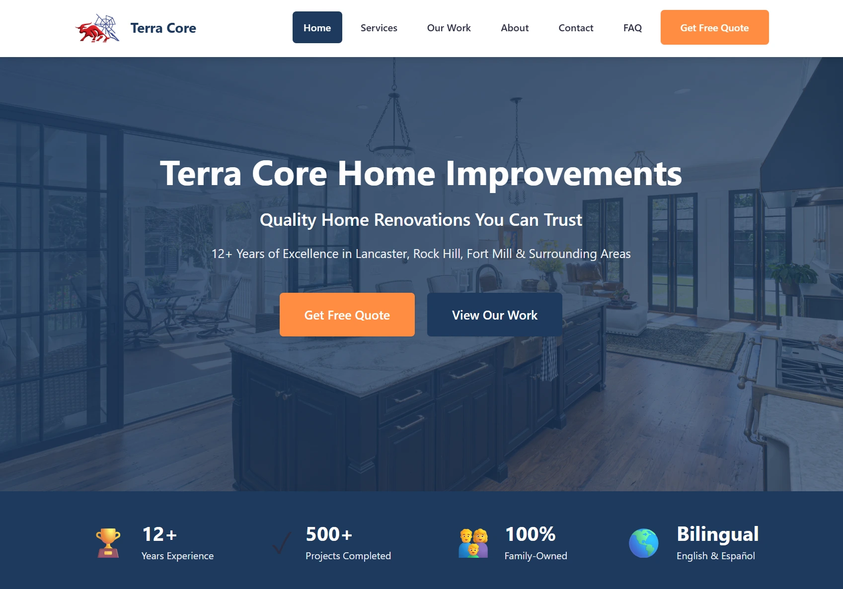 Terracore Construction main